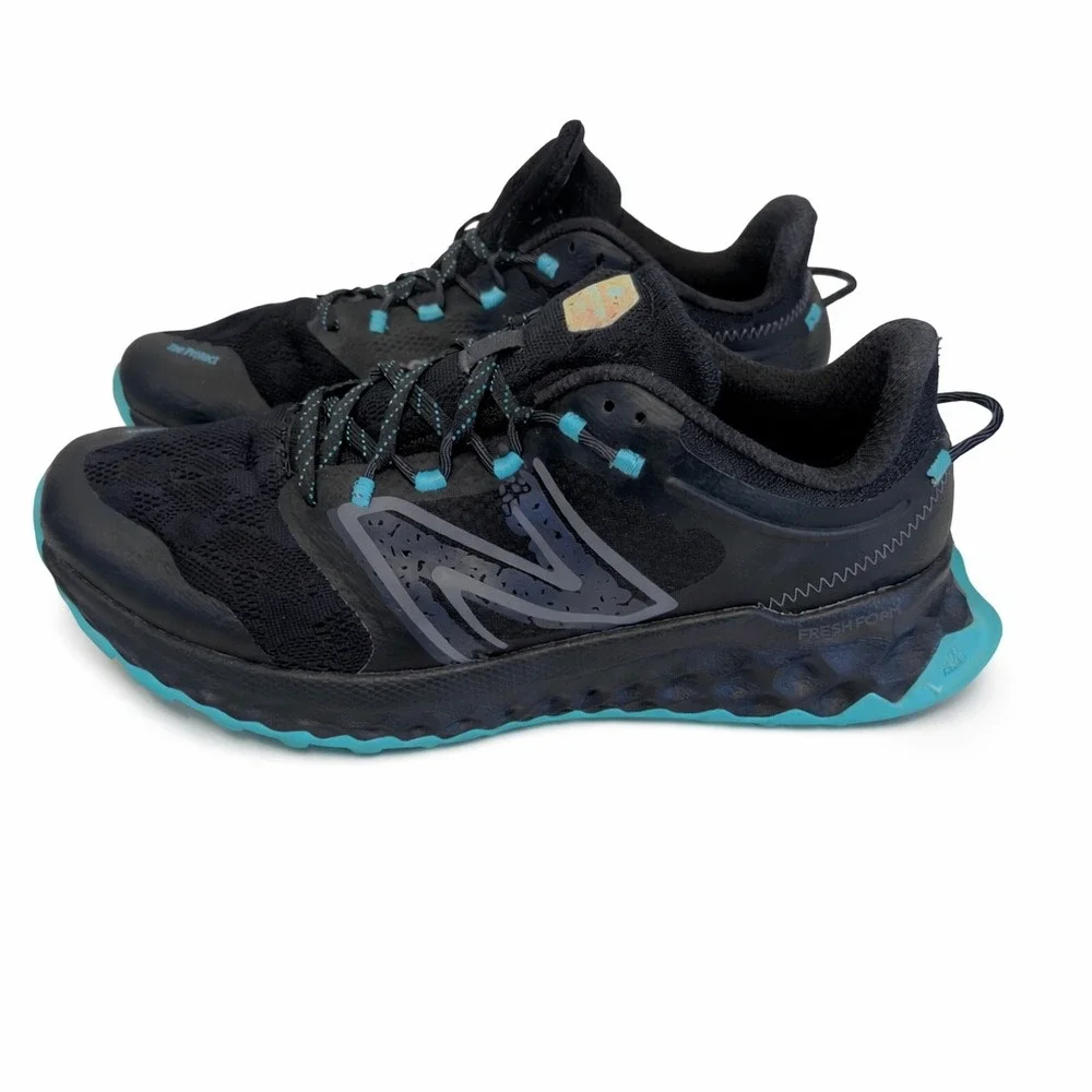 New Balance Fresh Foam Garoe Men Trail Running Shoes Black Teal 4E Wide MTGAROJ1 - Picture 3 of 8